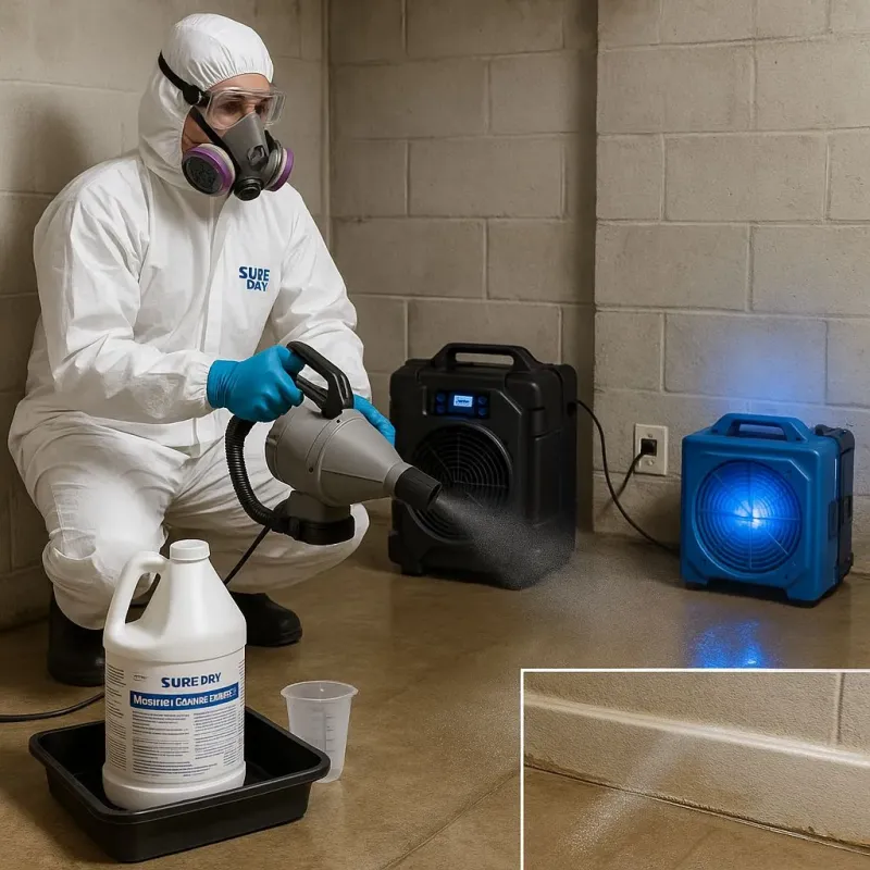 Sanitization and Odor Removal process in Mocksville, NC