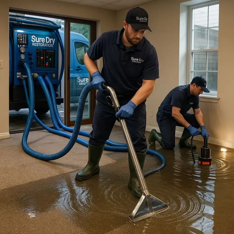 Water Extraction and Removal process in Mocksville, NC